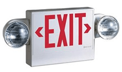 Exit Sign with Lights